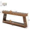 Sofa Table, Farmhouse Console Table Entryway Table with Storage - 3 of 4
