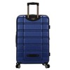 Rockland Melbourne Hardside Expandable Luggage with Spinner Wheels Blue Checked Large 28" - 4 of 4