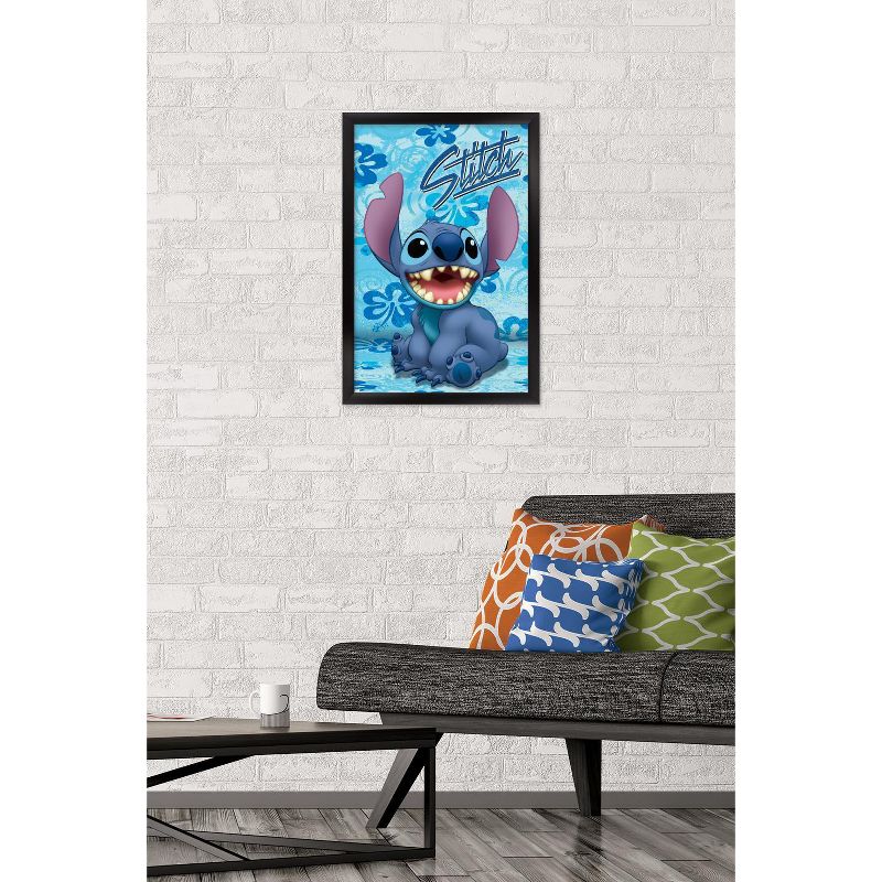 Trends International Disney Lilo and Stitch - Sitting Framed Wall Poster Prints, 2 of 7