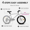 Gulches Kids' Mini Road Bike, Durable Steel Frame, 7-Speed Precision Shifting, All-Weather Dual Disc Brakes, 85% Pre-Assembled - 3 of 4