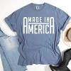 Simply Sage Market Made In America Rounded Garment Dyed Tee - S - Blue Jean - 3 of 4