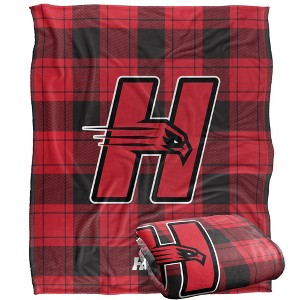 University Of Hartford Campus Plaid Spirit Silky Touch Super Soft Throw Blanket 50x60 - 1 of 4