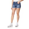 WallFlower Women's Luscious Curvy Denim Shorts Mid-Rise Bling Insta Stretch Juniors (Available in Plus Size) - 3 of 3
