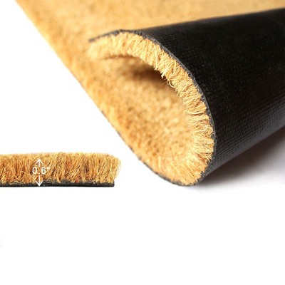 Natural Coir 36" x 48" Non-Slip Outdoor Doormat