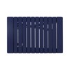 DSVIMOY Folding Wooden End Table, Outdoor Side Table, Decorative Garden Stool for Indoor Outdoor, Navy Blue, 22.75"*15"*18.25" - 4 of 4
