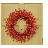 Floral Home 22" Orange Hawthorn Wreath - 1-Piece - 2 of 2