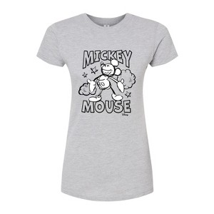 Women's - Disney - Mickey Mouse Fitted Graphic T-Shirt - 1 of 3