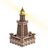 Mr.PLAYWOOD Alexandria Lighthouse Eco-light 3D Wooden STEM Model - 2 of 3