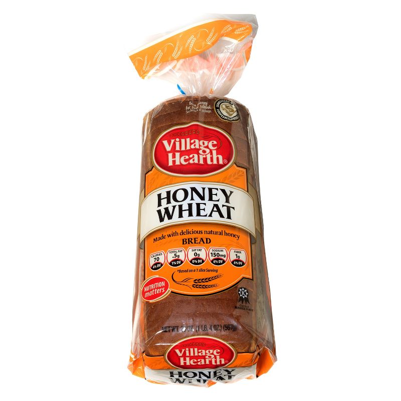 Village Hearth Honey Wheat Bread - 20oz, 1 of 4