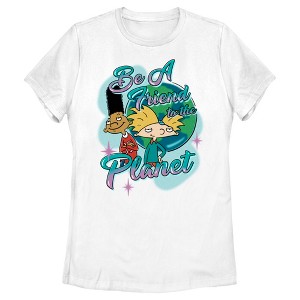 Women's Hey Arnold! Befriend the Planet T-Shirt - 1 of 4