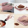 REGALWOVEN Durable Heat Resistant Waterproof Easy to Clean Kitchen Pot Holders and Oven Gloves for Cooking and Baking Oven Mitts - 4 of 4