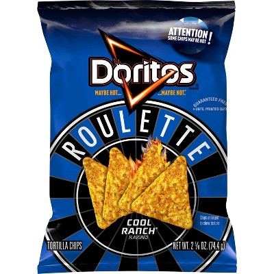 Doritos Tortilla Chips, Flamin' Hot Cool Ranch Flavored, 9.25 oz Bag, Snack  Chips