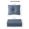 2pc Sunbrella Outdoor Deep Seat Cushion Set - Kensington Garden - 3 of 4