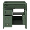 TUYOHW Bathroom Vanity without Top Sink, Modern Bathroom Storage Cabinet with 2 Drawers and a Tip-out Drawer - 4 of 4