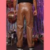 Lars Amadeus Men's Hip Hop Motorcycle Cargo Punk Faux Leather Pants - 3 of 4