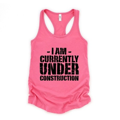 Simply Sage Market Women's Currently Under Construction Racerback Tank