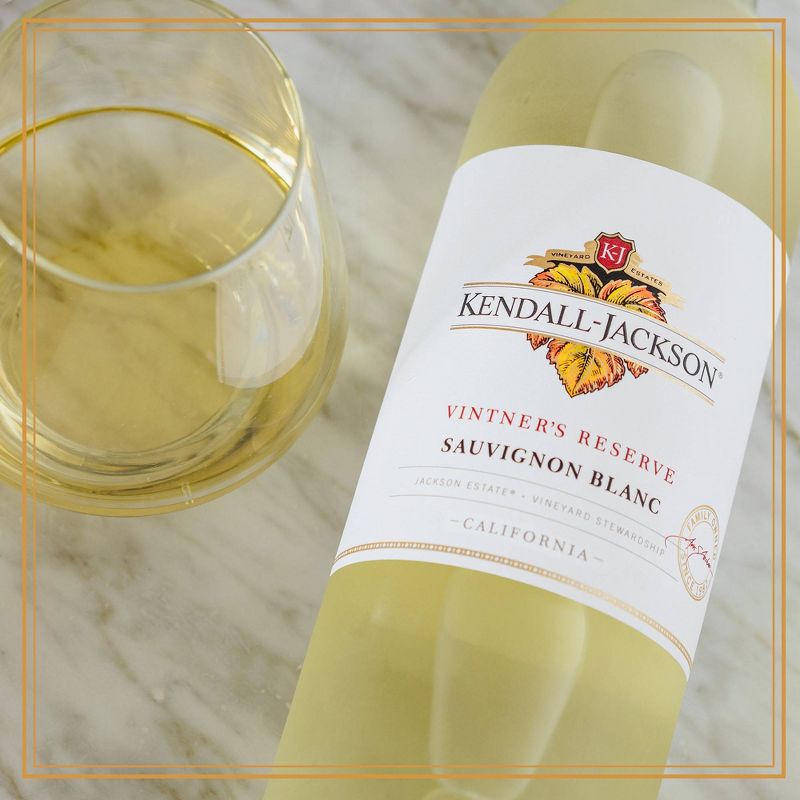 Kendall-Jackson Vintner&#39;s Reserve Sauvignon Blanc White Wine - 750ml Bottle, 6 of 11