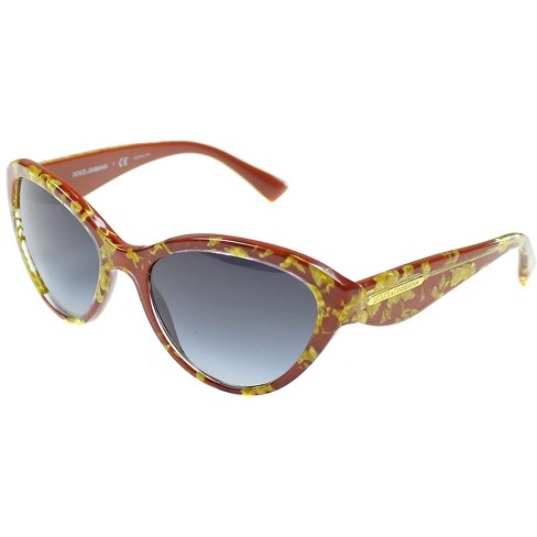 Dolce & Gabbana Women Cat Eye Sunglasses Red 55mm : Target