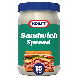 Kraft America's Favorite Sandwich Spread, 15 fl oz Jar, Pack of 4 - 1 of 1