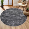 Pearl Velvet Cotton TPR Washed Folding Carpet - 100% Polyester, 350Gsm Plush Weight, Total Weight Approx. 1200Gsm, Solid Color Texture, Indoor Use - 2 of 4