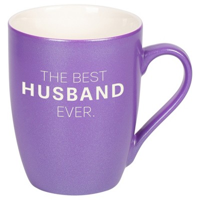 Elanze Designs The Best Husband Ever Passion Purple 10 ounce New Bone China Coffee Cup Mug