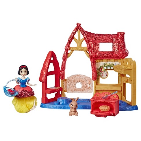 Disney Princess Cottage Kitchen And Snow White Doll Royal Clips