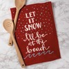 Decorative Towel Let It Snow  I'm At The Beach 100% Cotton Kitchen Ocean Sand 100526 28.0 Inch Let It Snow  I'm At The Beach 100% Cotton Kitchen Ocean - 3 of 3
