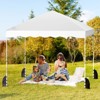 Tangkula 10 X 10 FT Pop up Canopy Tent Portable Foldable Patio Shelter w/ Wheeled Bag - 2 of 4