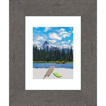 Amanti Art Rustic Plank Grey Picture Frame
