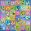 Looney Tunes ABC, Numbers & Shapes Foam Puzzle Baby Activity Floor Playmat - Tummy Time, Kids Preschool & Nursery - 36 Tiles, 12x12" - KC Cubs - 3 of 4