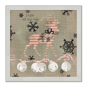 Courtside Market Jingle all the way 8x8 Framed Art Board - 1 of 2