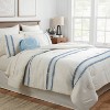 12pc King Embroidered Fringe Stripe With Tassels Comforter & Sheet ...