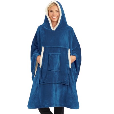 Collections Etc Soft & Cozy Oversized Poncho