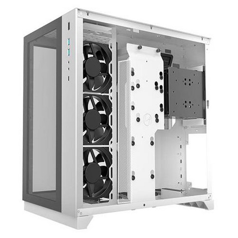 Lian Li Pc O11dw Dynamic Mid Tower Tempered Glass Computer Case White Target