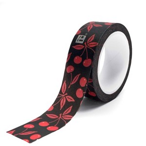 Mary Engelbreit Crafting Cherry Black Washi Tape 15mm - 1 of 2