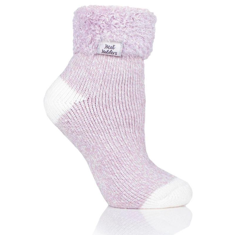 Women's Feather Cuff Sleep Socks, 1 of 2