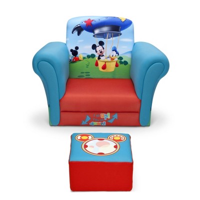 minnie mouse upholstered sofa & ottoman set