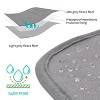 Kritter Planet Waterproof Dogs Blanket, Reversible Furniture Protector Cover for Dogs, Washable Dog Blanket, Gray - 4 of 4