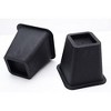 5 to 6-inch Super Quality Bed and Furniture Risers 4-pack in Black - Homeitusa - image 3 of 3