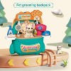 Pet Care Play Set Doctor Kit for Kids, 16 Pcs Doctor Pretend Play Vet Dog Grooming Toys Puppy Dog Carrier Feeding Dog Backpack Gifts - 2 of 4