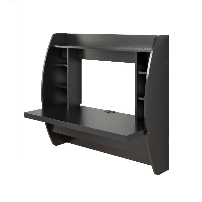 Floating Desk with Storage - Prepac, 3 of 10