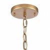 Elk Home Cecil 4 - Light Semi-Flush Mount in  Natural Brass - 4 of 4