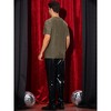 Lars Amadeus Men's Party Shiny Club Short Sleeve Glitter T-Shirt - 3 of 4
