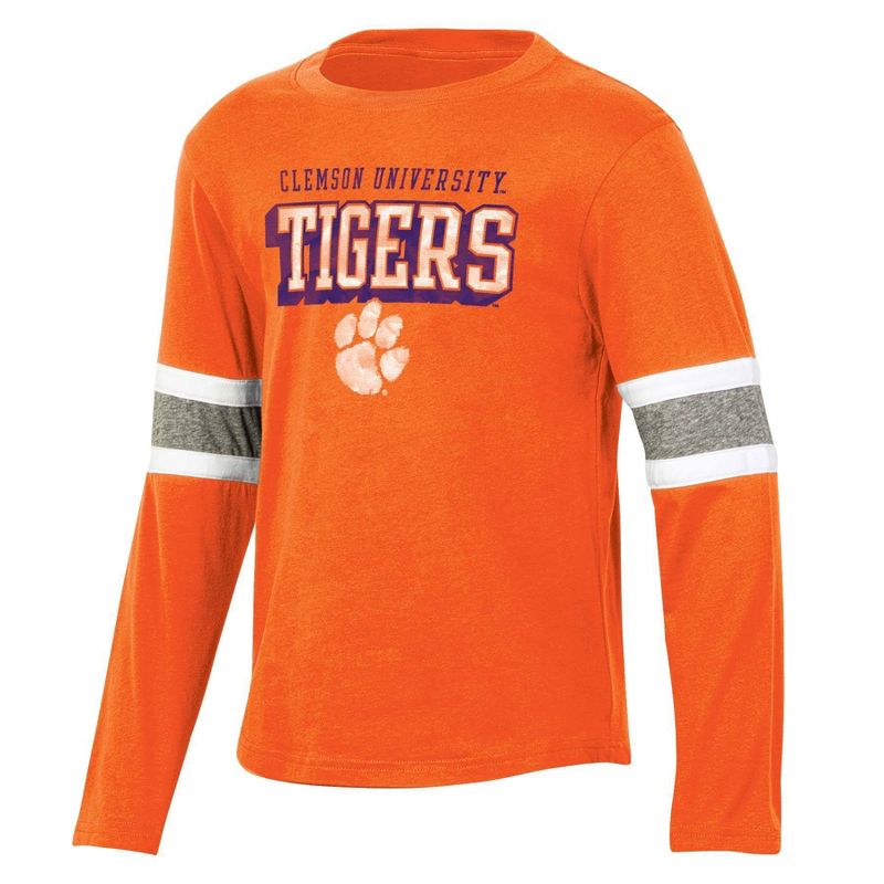 NCAA Clemson Tigers Boys&#39; Long Sleeve T-Shirt, 1 of 4