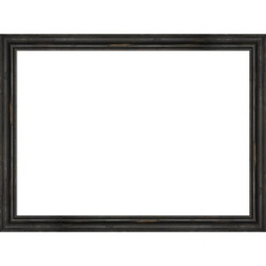 Amanti Art Rustic Pine Black Narrow Framed Dry Erase Magnetic Board - 1 of 4