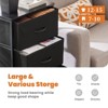Dresser for Bedroom, Drawer Dresser Organizer Storage with 4 Drawers, Chest of Drawers with Fabric Bin, Wood Top for Bedroom, Entryway - 4 of 4