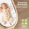 KeaBabies Bassinet Sheet for Baby Girls, Boys, 2-Pack Isla Fitted Bassinet Sheets, Bassinet Mattress Sheets - 4 of 4