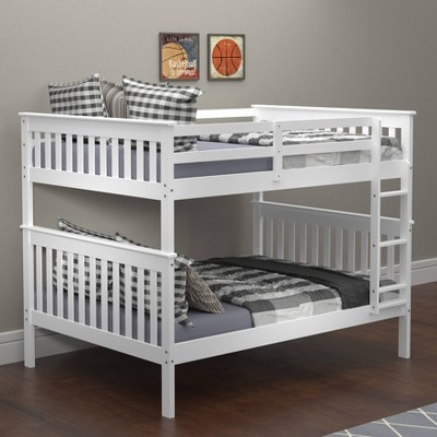 donco kids twin over full mission bunk bed