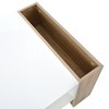 NicBex 41.3" Wood Coffee Table with Storage Shelf,Cocktail Table with Hidden Compartments,High-Gloss Side Tables Living Room with 2 Drawers - 3 of 4