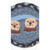 Earth Rugs Sea Otters Printed Coaster 5"x5" Coastal Marine Design - 3 of 3
